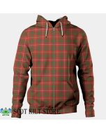 Clan Bruce Modern Scottish Tartan Zipper Hoodie -  