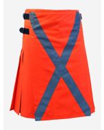 Fashionable Firefighter Kilt with Utility Pockets -