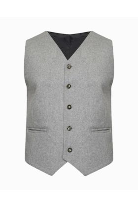 Scottish Argyle Vest Light Grey - Scot Kilt Store