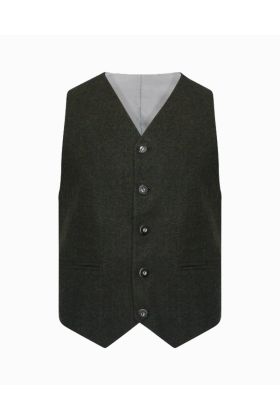 Olive Green Tweed kilt jacket With 5 Button Vest - Scot Kilt Store