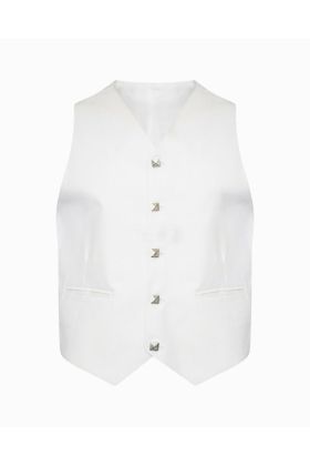White Scottish Argyle kilt Jacket & Waistcoat - Scot Kilt Store
