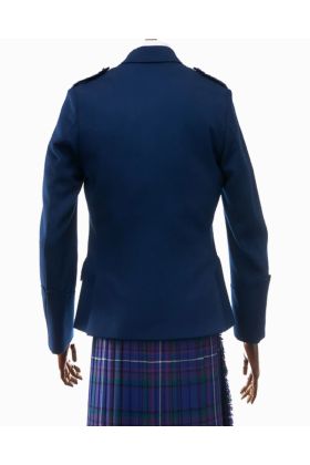 Men's Contemporary Blue Argyll Jacket & Waistcoat - Scot Kilt Store
