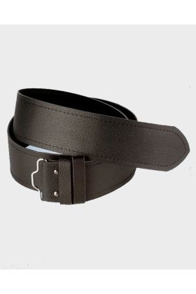 Black Embossed Leather Kilt Belt | Scot Kilt Store