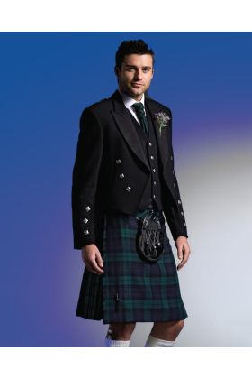 Black Watch Prince Charlie Kilt Outfit - Scot Kilt Store
