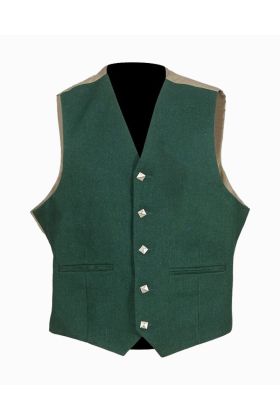 Green Argyle Kilt Traditional Waistcoat - Scot Kilt Store