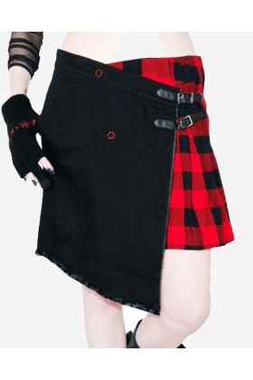 Women Gothic Plaid Sexy Fashion Hybrid Kilt - Scot Kilt Store