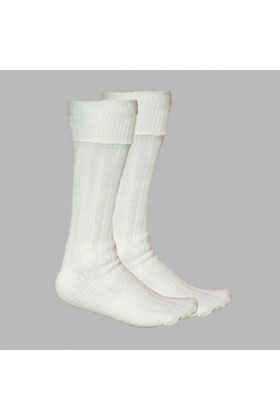 Kilt Socks White -
