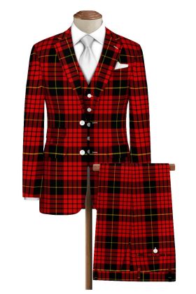 MacQueen Tartan Three Piece Suit -  