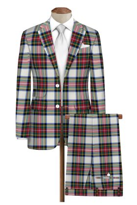 Stewart Dress Tartan Two Piece Suit -  