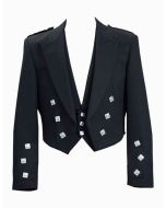 Prince Charlie Kilt Jacket With 3 Button Waistcoat Vest - Scot Kilt Store