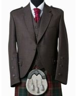 Men Brown Scottish Kilt Jacket with Vest - Scot Kilt Store