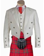 White Prince Charlie Jacket & Waistcoat - Scot Kilt Store