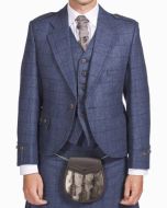 Luxury Argyle Tweed Kilt Jacket & 5 Button Waistcoat - Scot Kilt Store