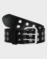Daul Prong Black Leather Kilt Belt | Scot Kilt Store