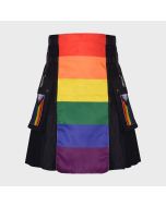 Modern New LBGTQ Style Rainbow Kilt | Scot Kilt Store