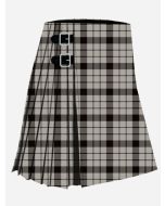 Modern Black and White Macfarlane Tartan Kilt Front scot kilt store