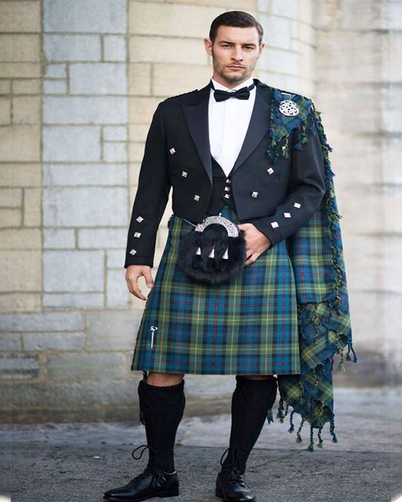 Irish County Prince Charlie Kilt Outfit - Made to Order